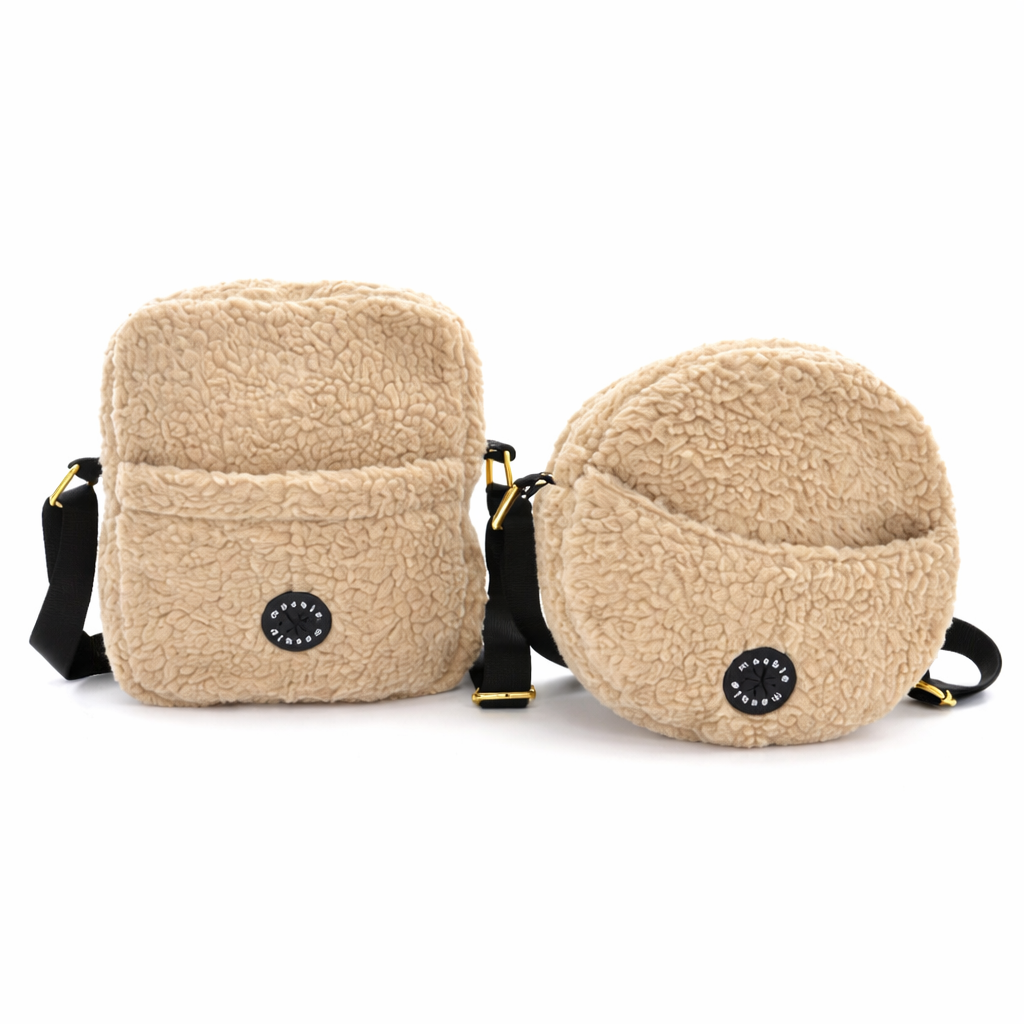 Lambs Wool Dog Harness Sets - Poop Bags