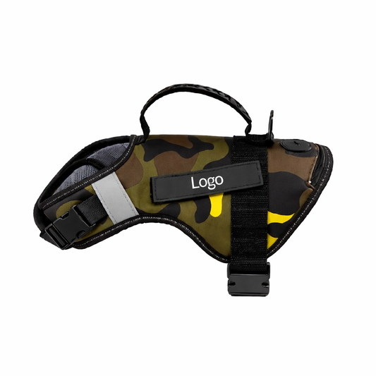 Nylon Double Strength Dog Harness - Camouflage
