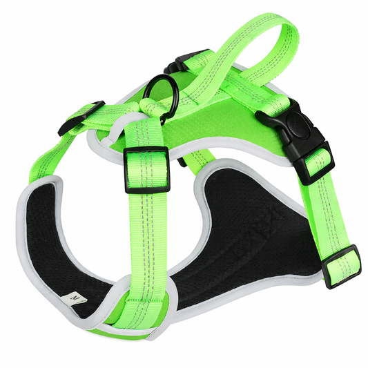 Nylon Double Strength Dog Harness - Reflective
