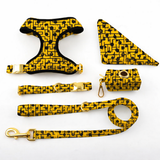 Neoprene Printed Dog Harness - Leopard