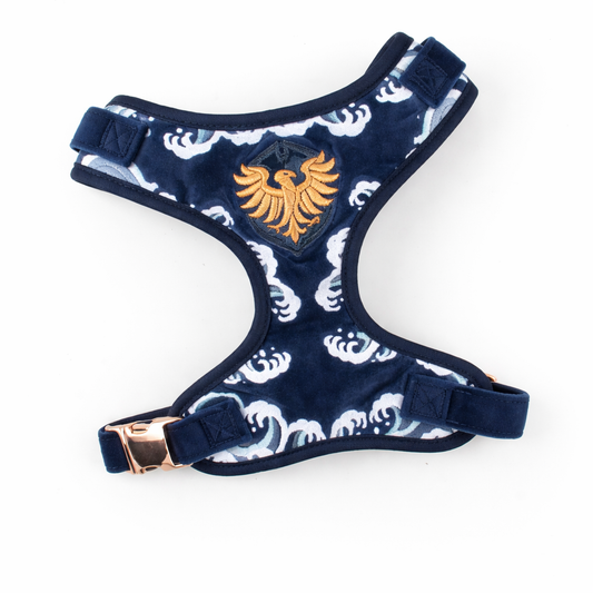 Luxury Velvet Dog Harness - Stitched